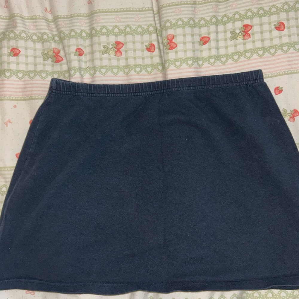 Brandy Melville Navy Mini Skirt